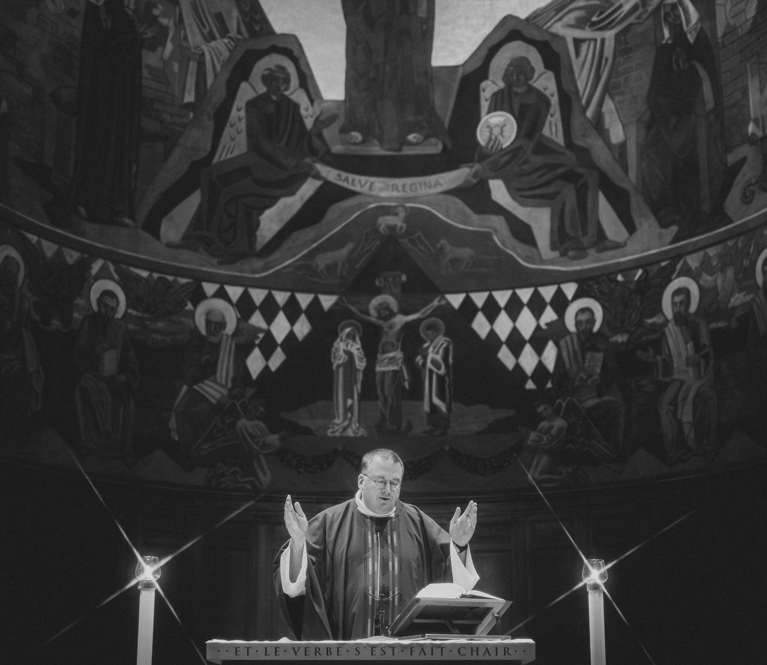 Messe des Cendres à la basilique Notre-Dame, le 18 février 2026 à Lausanne. (© Gabriel Monnet)