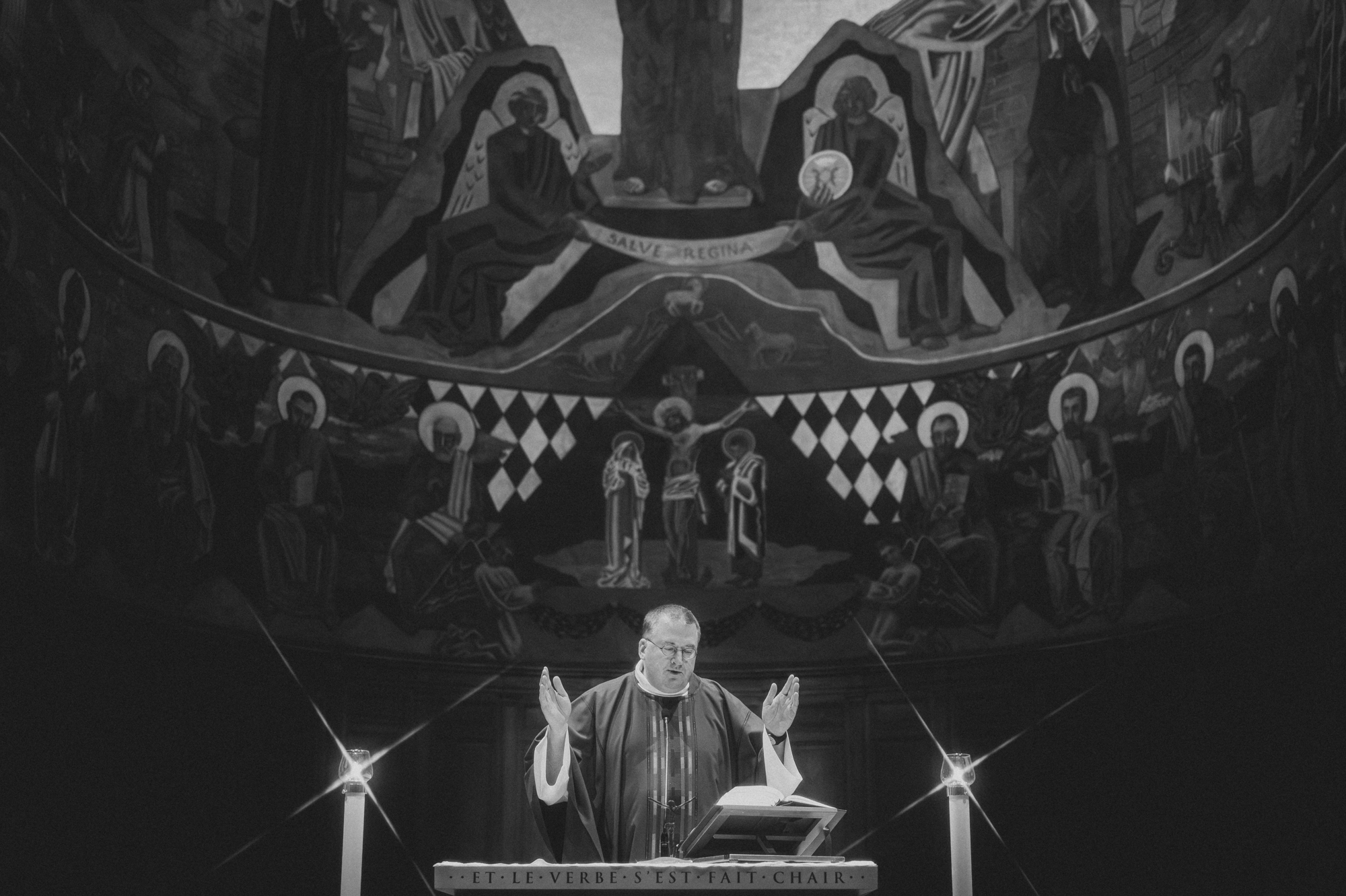 Messe des Cendres à la basilique Notre-Dame, le 18 février 2026 à Lausanne. (© Gabriel Monnet)
